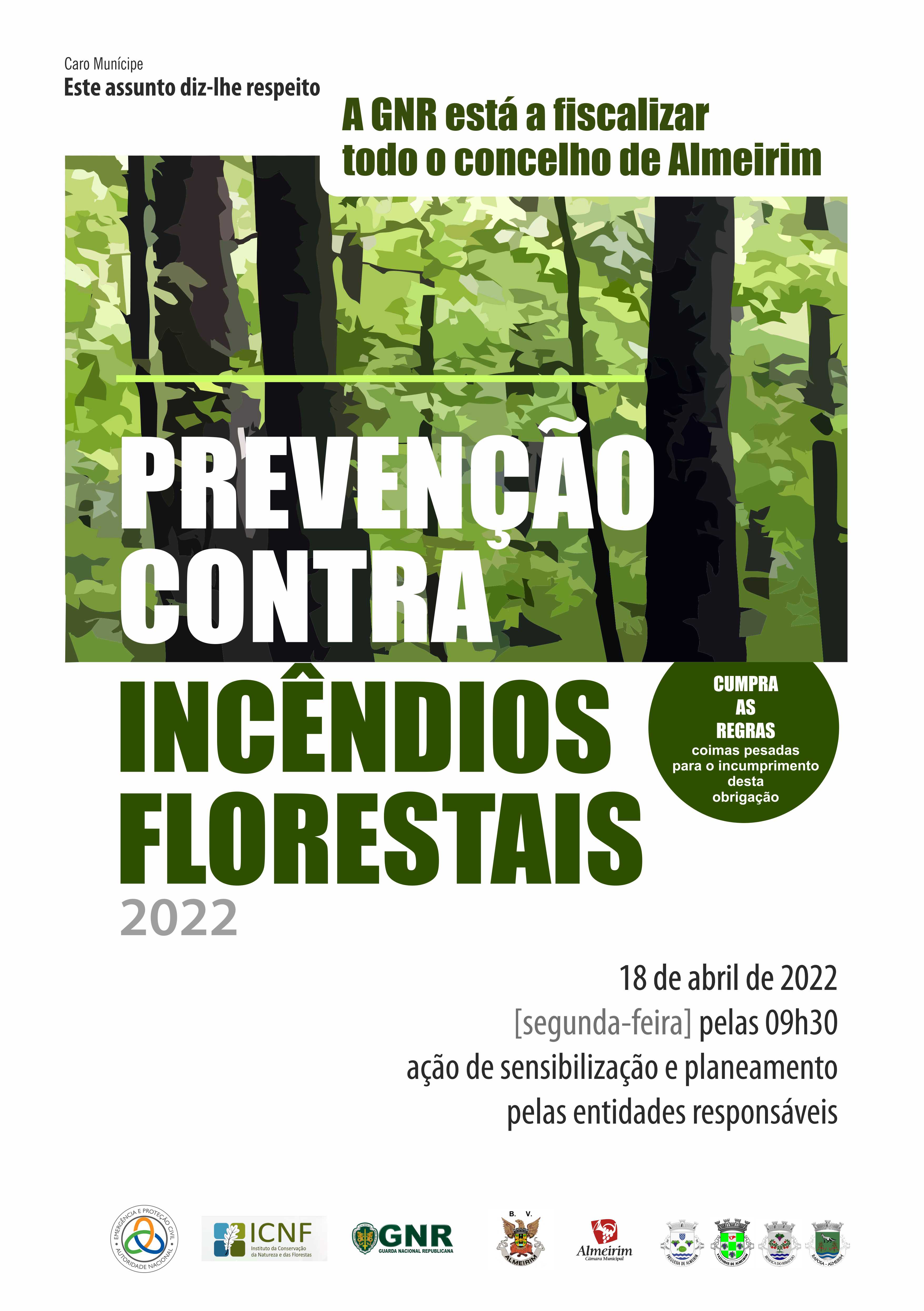 Imagem Prevenção contra Incêndios Florestais