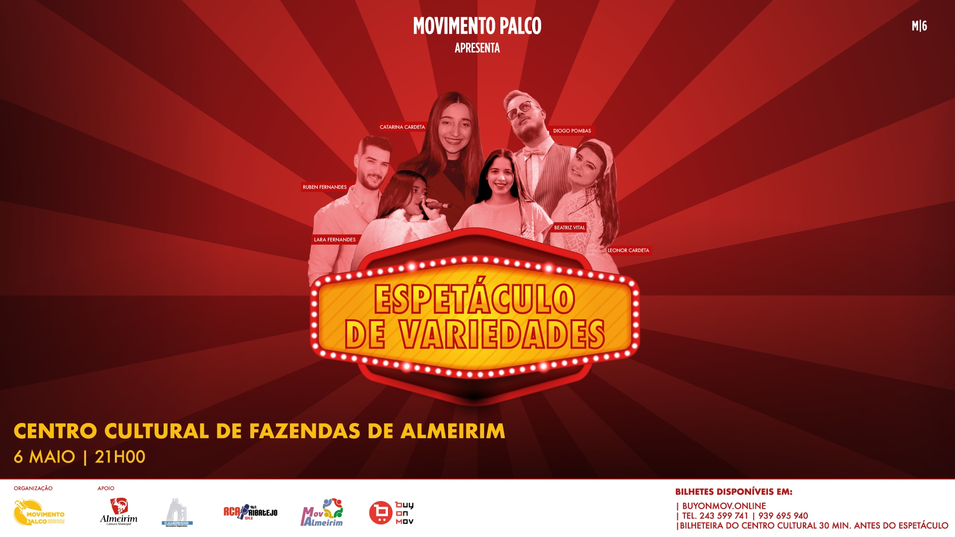 Imagem Movimento Palco apresenta Espetáculo de Variedades