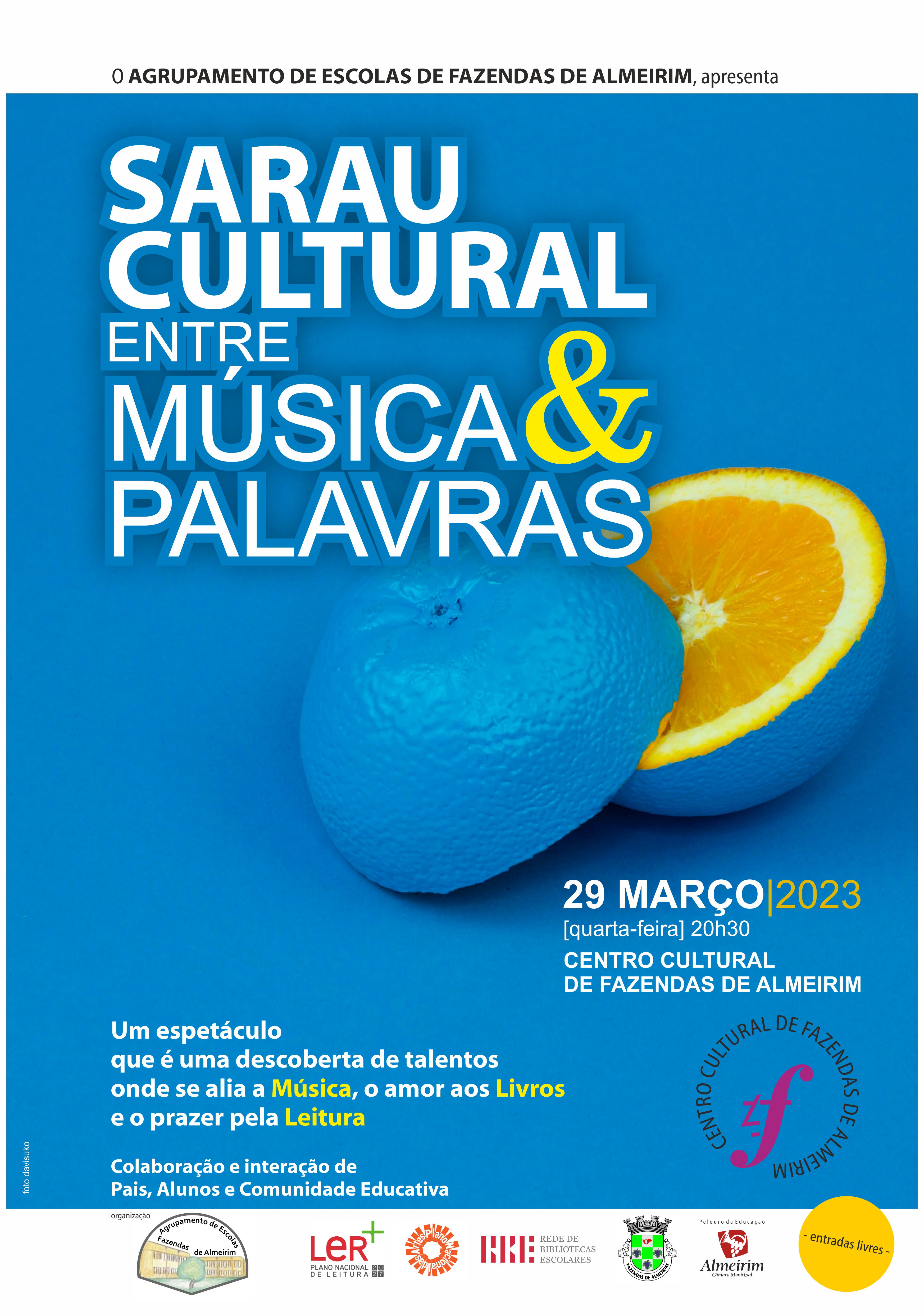 Imagem Sarau Cultural Entre Música & Palavras
