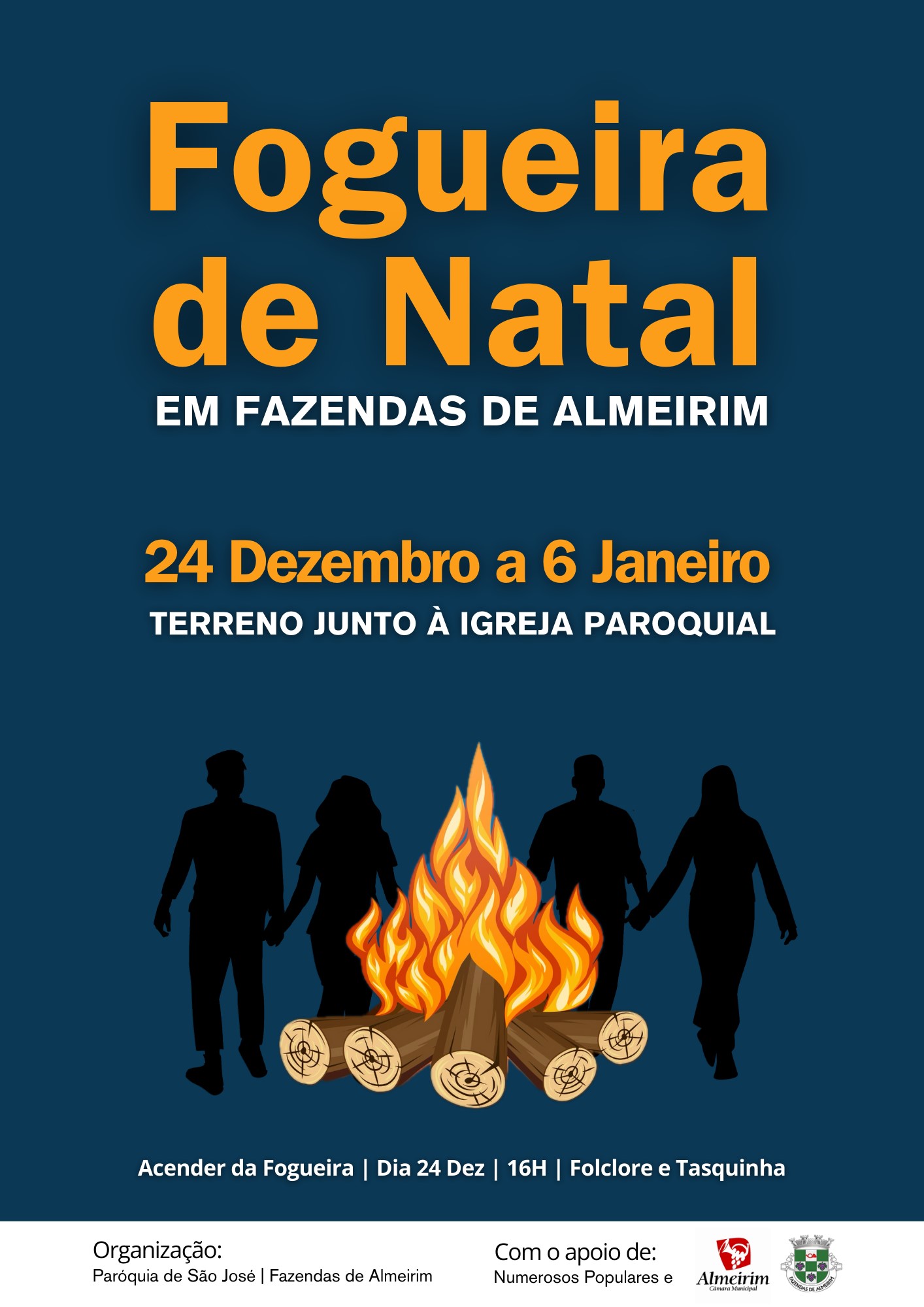 Imagem Fogueira de Natal em Fazendas de Almeirim