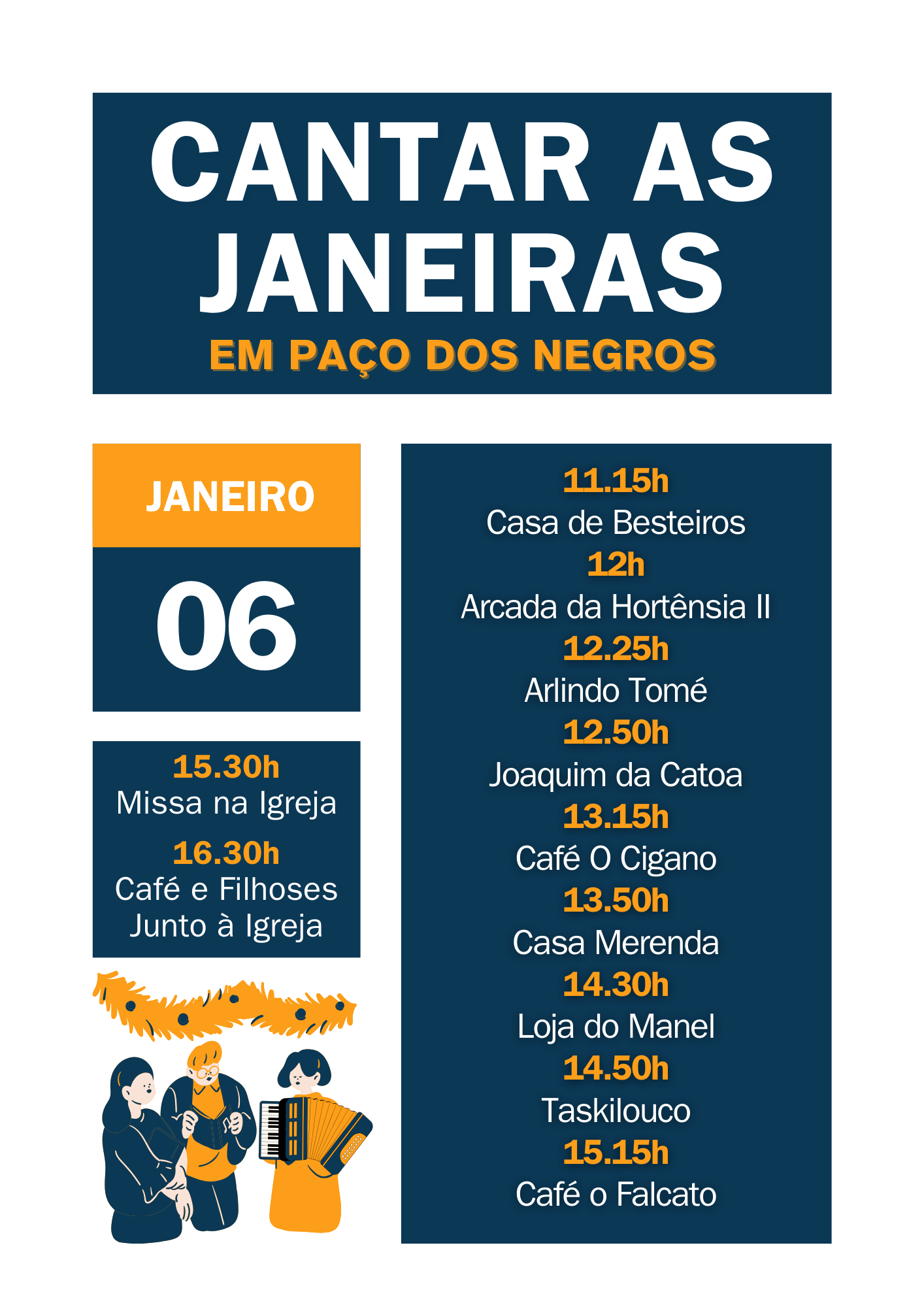 Imagem Cantar as Janeiras em Paço dos Negros