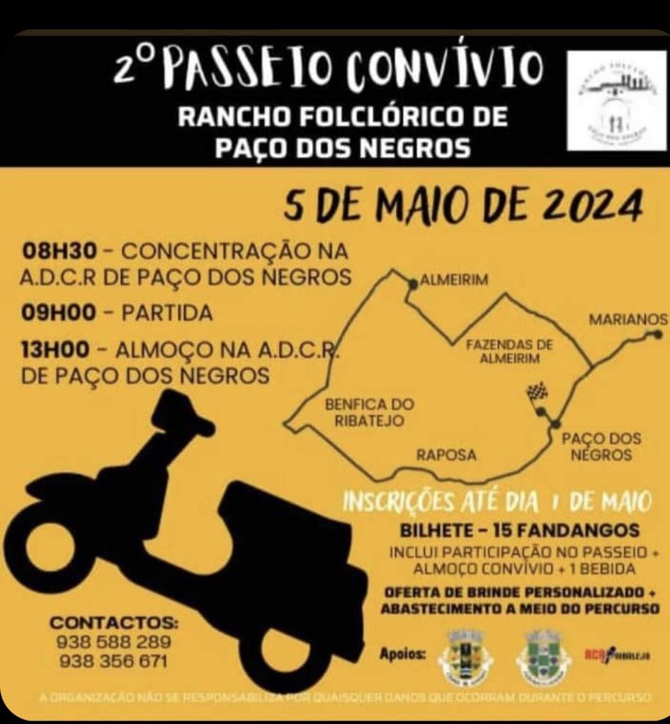 Imagem 2º Passeio Convívio Rancho Folclórico de Paço dos Negros