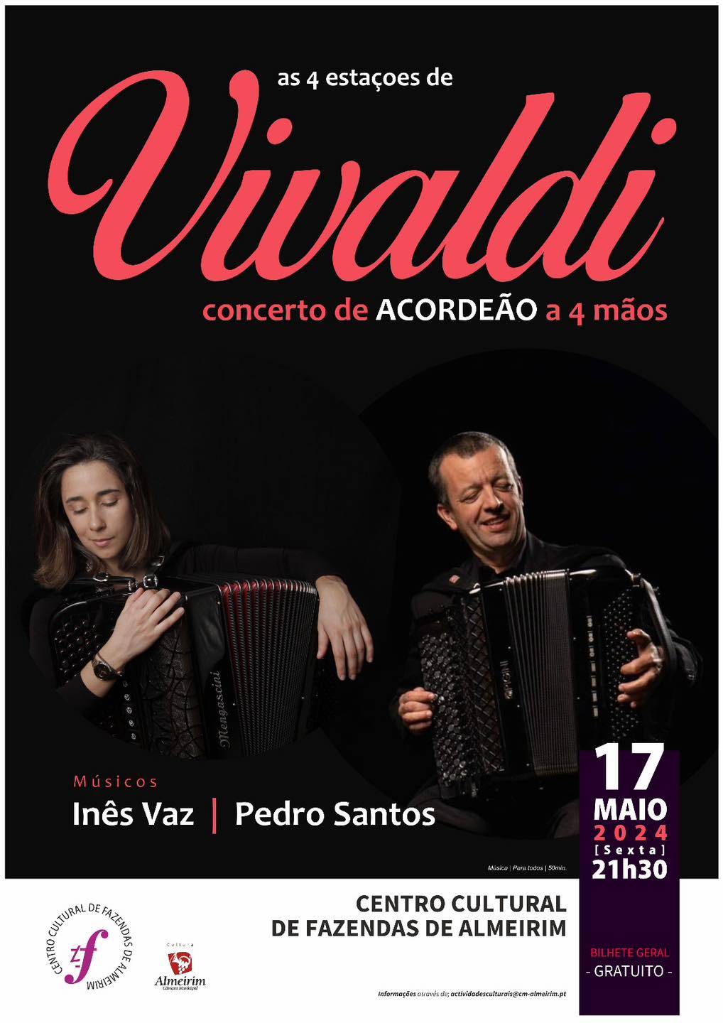 Imagem As 4 Estações de Vivaldi - Concerto de Acordeão a 4 Mãos