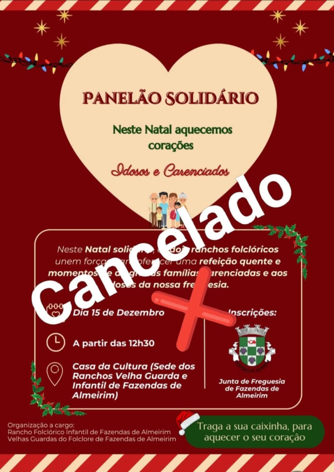 Imagem Panelão Solidário Cancelado