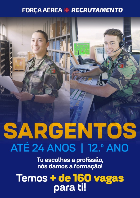 Imagem Força Aérea - Curso Formação de Sargentos em Regime de Contrato