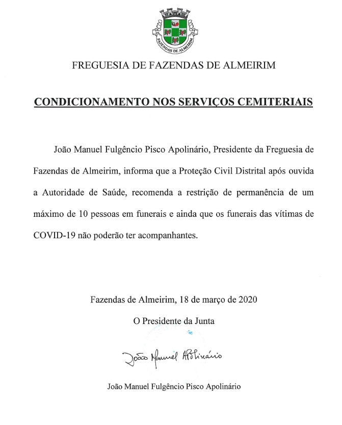 Imagem Condicionamento nos Serviços Cemiteriais