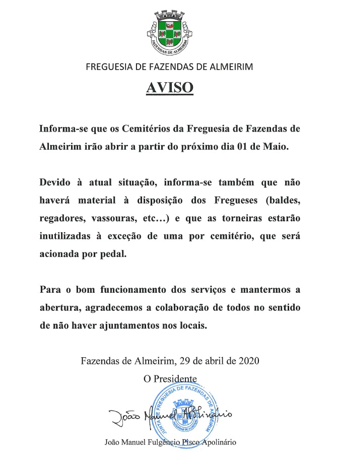 Imagem Abertura de Cemitérios