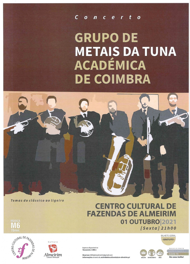 Imagem Concerto - Grupo de Metais da Tuna Académica de Coimbra
